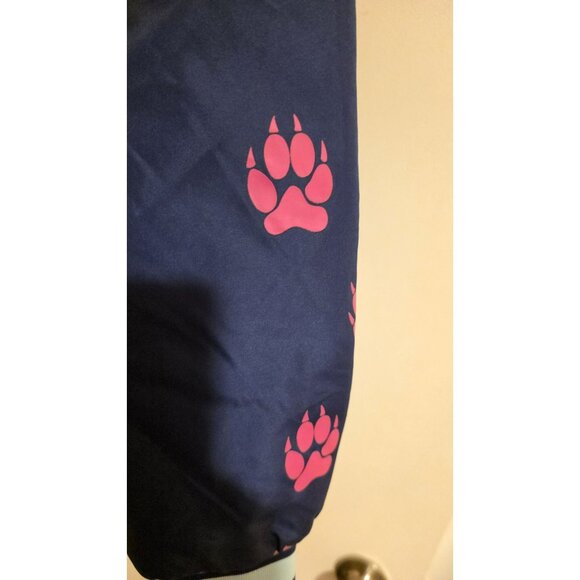 Def Leppard Jacket Girls Size 6 6x Navy Full Zip Bomber Jacket Size NWT Rock 80s - Picture 6 of 12